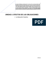 Efectos de Las Obligaciones - La Ejecución Coactiva