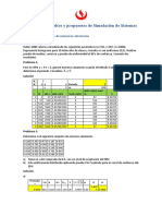 Problemas de Simulación de Sistemas para El Curso Agrupado Por Temas