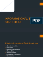 Informational Text Structure