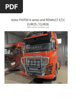 Volvo Fh4 Fm4 Renault K T C Euro5 Euro6