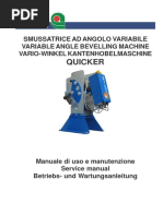 Vario-Winkel Kantenhobelmaschine Quicker