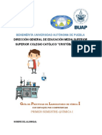 Guia de Practicas de Laboratorio Química I Buap