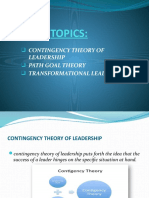 Leadership Theories