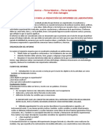 Pautas y Sugerencias para La Redacción de Informes 2022