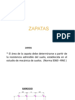 PREDIMENCIONAMIENTO DE ZAPATAS y REFUERZO