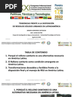 1-Tendencias Frente A La Disposición de Residuos Sólidos Urbanos en Latinoamérica