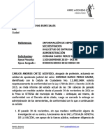 Solicitud Información y Entrega en Administración Sae, Extinción de Dominio