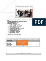 Estructura Del Proyecto de Responsabilidad Social Ii