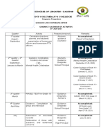 2020 2021 Guidance Calendar of Activities