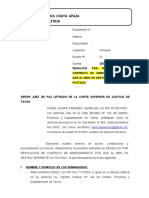 Demanda de Desalojo Por Resolucion Del Contrato Por Darle Un Uso Distinto Al Bien-Monica Chata Apaza