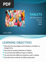 Tablets: RPH Saba Inayat Ali Lecturer Dcop Duhs