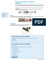 1.5. - Materiales Conductores, Aislantes y Semiconductores