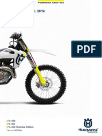 2019 Huskvarna FC 450 Manual