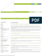 IB Biology Notes - 25 Cell Division