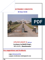 3rd Sem CS & Is Electronic Circuits Notes (5 Chapters) .