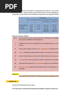 Partnership and Corporation Problem With Solutions