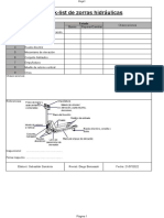 Check-List Zorras Hidraulicas