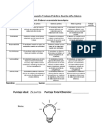 5° Rúbrica Evaluación Trabajo Práctico Tecnología