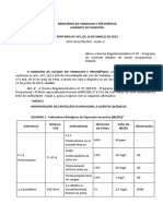 Portaria #567 de 10 de Março de 2022 - Alterações Na NR 7