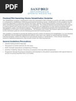 Proximal - Mid Hamstring Strains Rehab Guideline