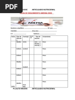 Ficha de Control de Anemia