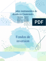 Principales Instrumentos de Deuda en Guatemala