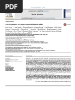 Clinical Nutrition: ESPEN Guidelines On Chronic Intestinal Failure in Adults