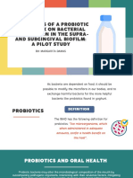 The Effects of A Probiotic Milk Drink On Bacterial Composition in The Supra - and Subgingival Biofilm A Pilot Study-2