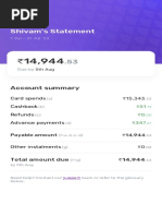 Slice Account Statement - Jul '22