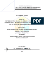 Spesifikasi Teknis Rumdin Bonjol