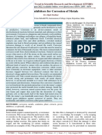 Green Inhibitors For Corrosion of Metals