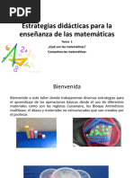 Estrategias Didácticas para La Enseñanza de Las Matemáticas