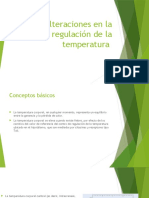 Alteraciones en La Regulación de La Temperatura