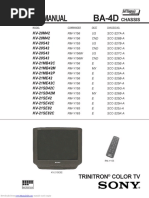 Service Manual: Trinitron Color TV