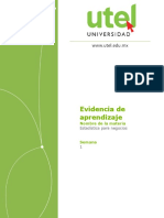 EVIDENCIA de APRENDIZAJE Estadística para Negocios Semana 1 P