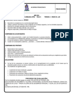 Acuerdo Pedagógico 5°c SC Periodo I