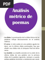 Análisis Métrico de Poemas