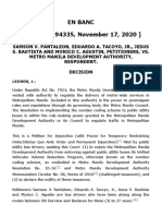 Pantaleon vs. MMDA, G.R.No. 194335 (2020)