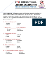 MISE Sample Paper