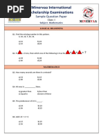 MISE Sample Paper