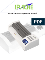 AL13P Laminator Manual