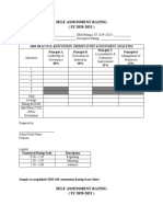 Self Assessment Rating