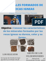 Minerales Formados de Rocas Igneas