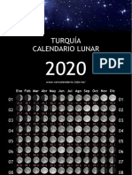 Turquia Ano Calendario 2020