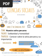 La Selva Peruana CIENCIAS SOCIALES - 1ERO DE SEC.