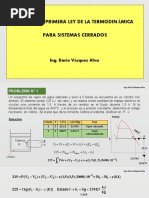 Problemas de La Primera Ley de La Termodinámica FIME