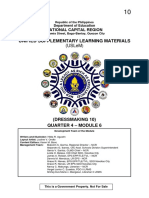 DRESSMAKING-10 Q4 Mod6 USLeM-RTP