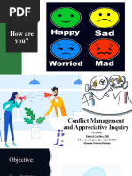 Conflict Management and Appreciative Inquiry