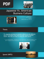 Japanese vs. American Business Culture