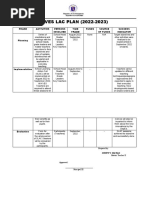 Lac Plan - 2022-2023